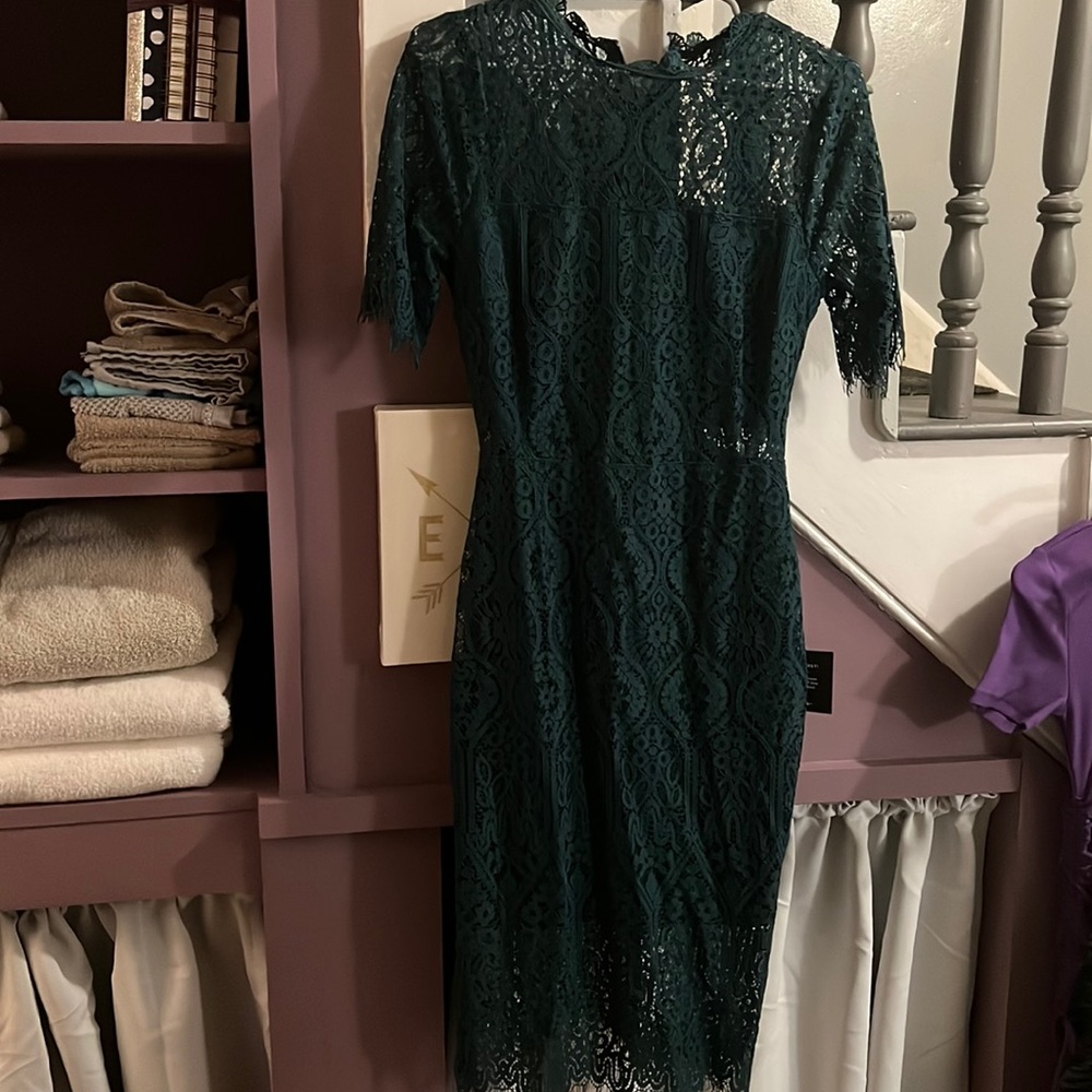 lace dress midi